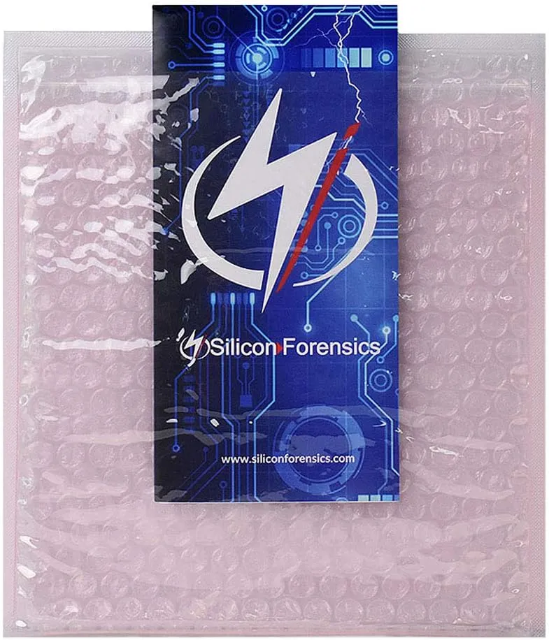 Anti Static Bubble Bags, Resealable Static Shielding Bag, Reusable for Sensitive Electronic Components (Small Qty 10)