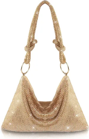 AOYUNHUI Hand Bags Purses for Women Rhinestone Bag Clutch Purses Party Wedding