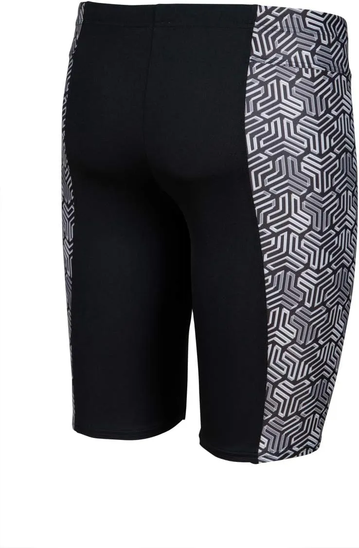 ARENA Men's Team Color Print Jammer Athletic Training Swimsuit Bathing Suit