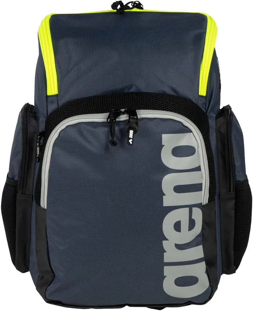 Arena Spiky III Backpack 35 Unisex Travel Gym Rucksack for Men and Women, Training Gear Equipment Bag for Swimmers, 35 Liters
