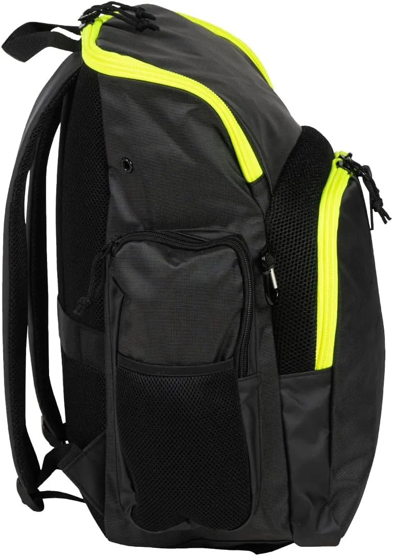 Arena Spiky III Backpack 35 Unisex Travel Gym Rucksack for Men and Women, Training Gear Equipment Bag for Swimmers, 35 Liters
