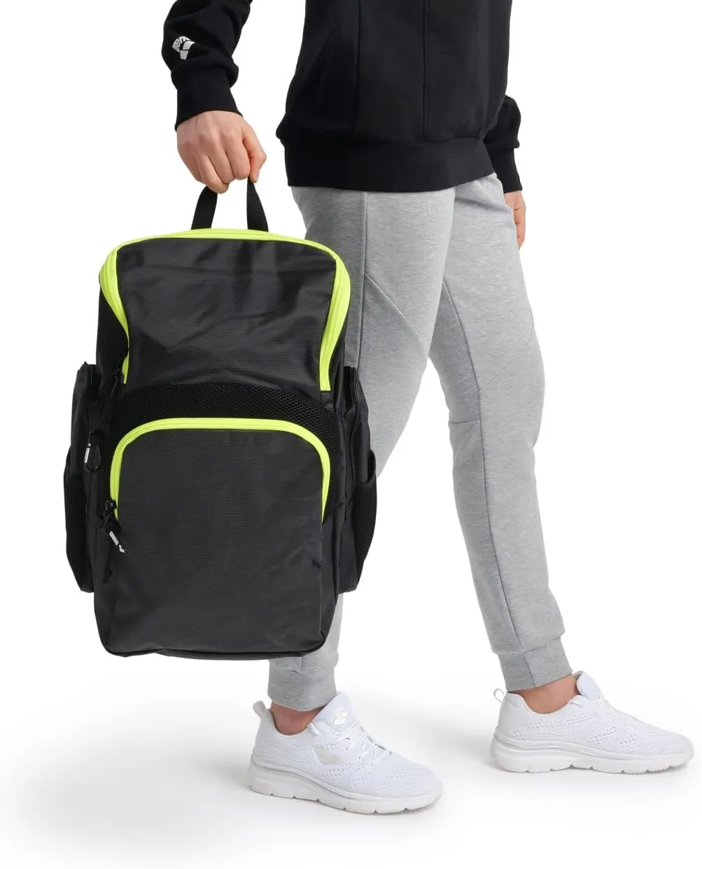 Arena Spiky III Backpack 35 Unisex Travel Gym Rucksack for Men and Women, Training Gear Equipment Bag for Swimmers, 35 Liters