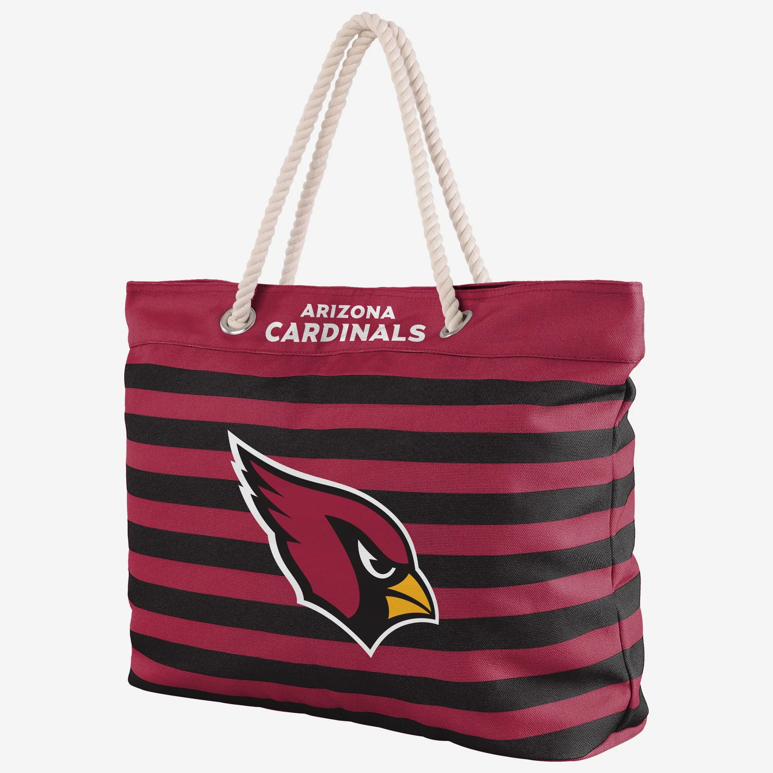 Arizona Cardinals Nautical Stripe Tote Bag