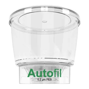 Autofil Sterile Disposable Vacuum Bottle Top Filters with 0.2um Sterilizing PES Membrane, 500mL, 24/CS