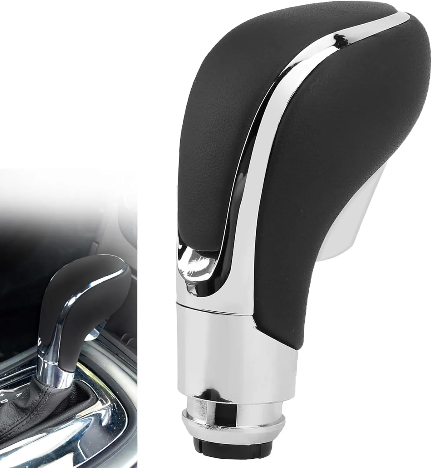 Automatic Gear Stick Shift Knob Fit for Buick Verano Regal Excelle Opel Vauxhall Car Gear Shifter Knob Cover Head Handle Lever Black ﻿