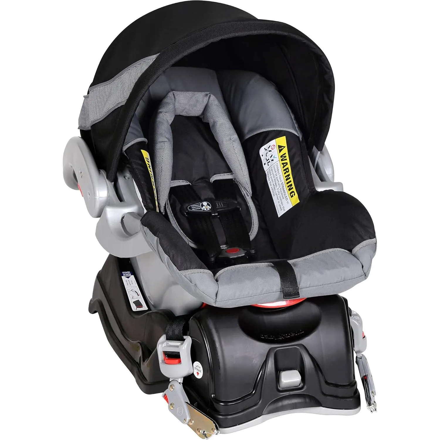 Baby Trend Expedition Jogger Travel System, Millennium White   2nd Secure 35 Infant Car Seat Base