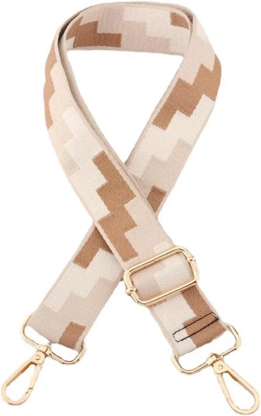 Bags Strap Adjustable Shoulder Strap for Shoulder Bag Square Pattern Bag Shoulder Bag/Handbag/Crossbody Bag Shoulder Strap Wide Shoulder Strap (Color : 5, Size : Silver Buckle) (B K11)