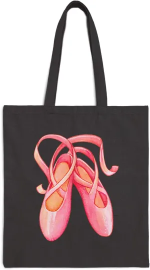 Ballerina Canvas Tote Bag