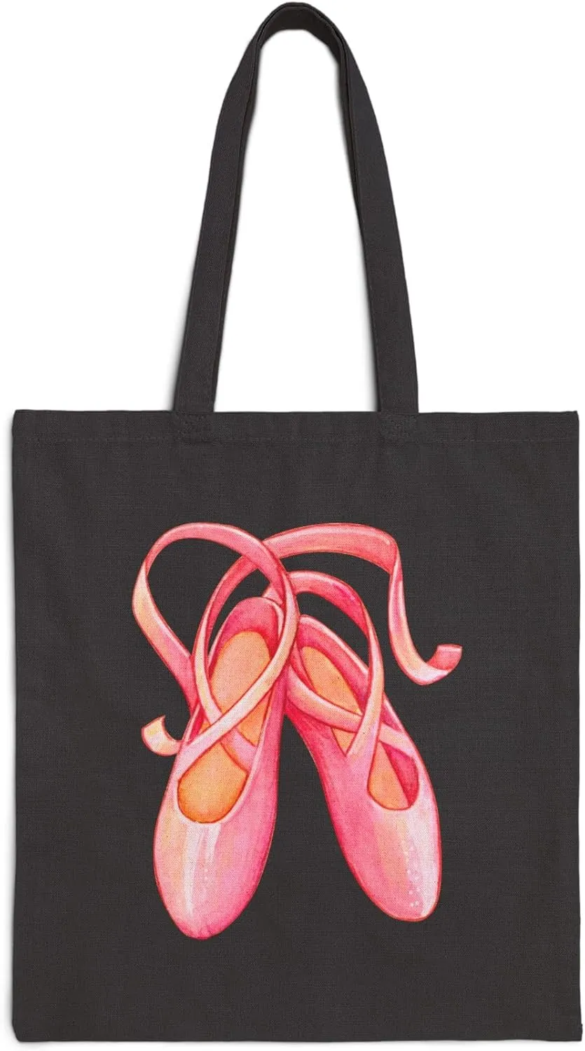 Ballerina Canvas Tote Bag