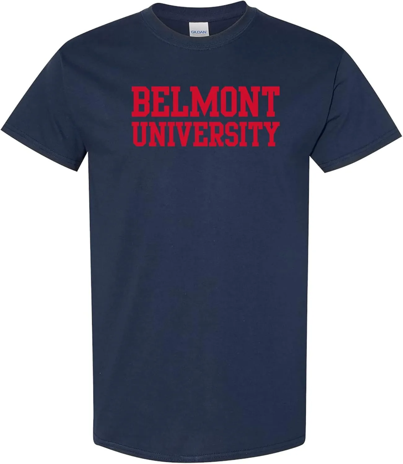 Belmont University Bruins Basic Block, Team Color T Shirt, College, University