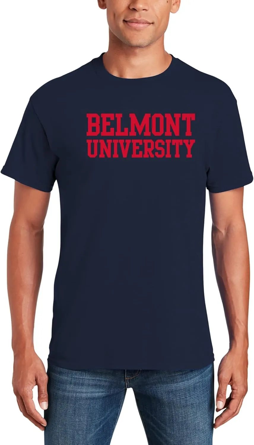 Belmont University Bruins Basic Block, Team Color T Shirt, College, University