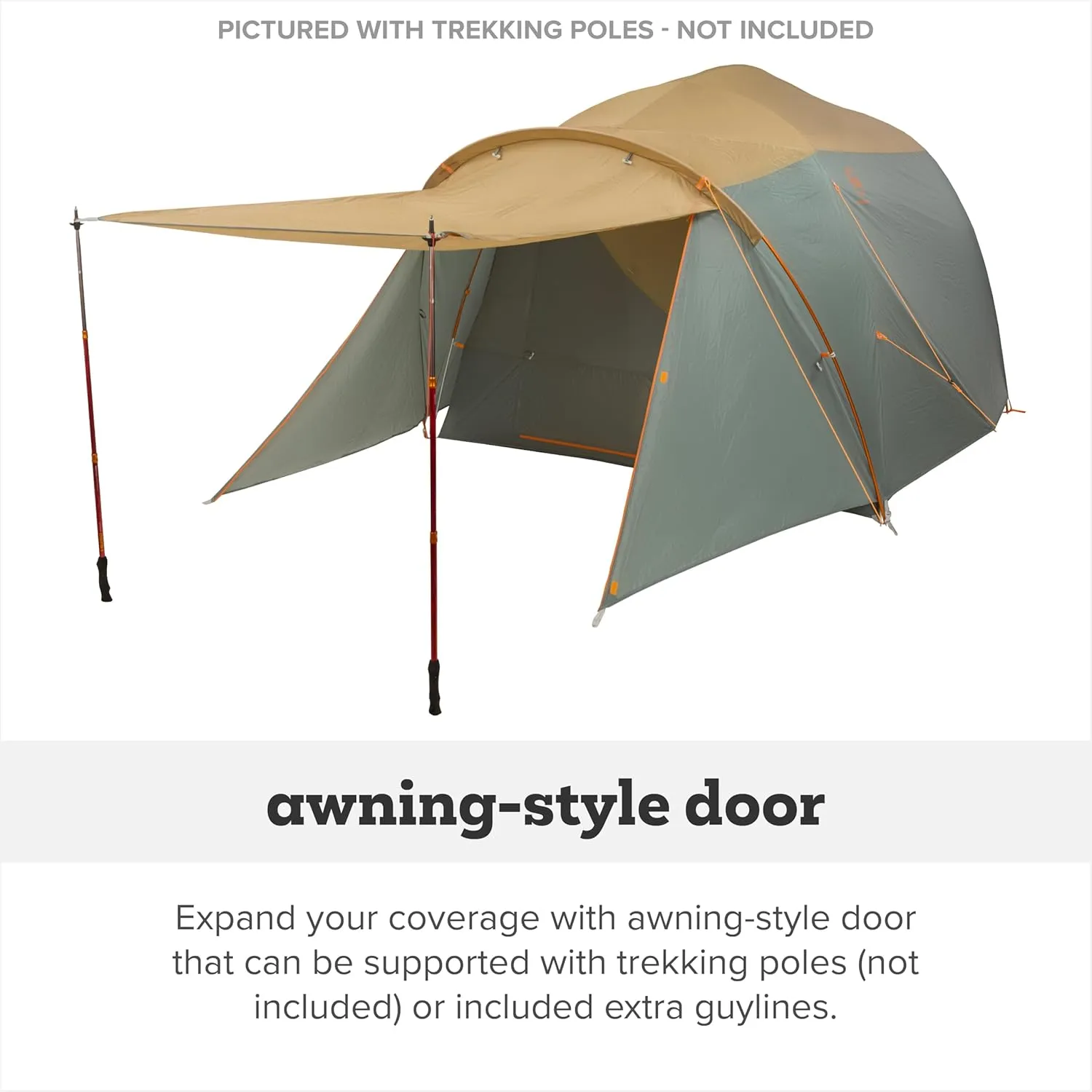 Big Agnes Bunk House - Large Family Tent, 3 Season Waterproof Backpacking Gear, Easy Set Up for Groups