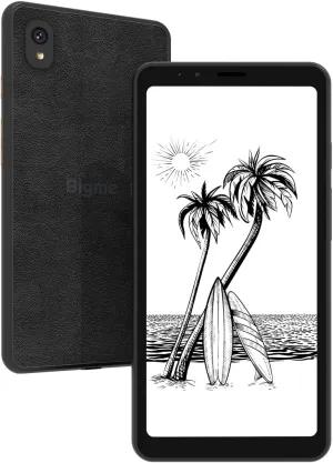 Bigme E-Ink Screen Mobile Hibreak, 6G 128GB Android 11 Smartphone, 36-Level Front Light, 3300mAh Battery, 5 13MP Camera - Black and White