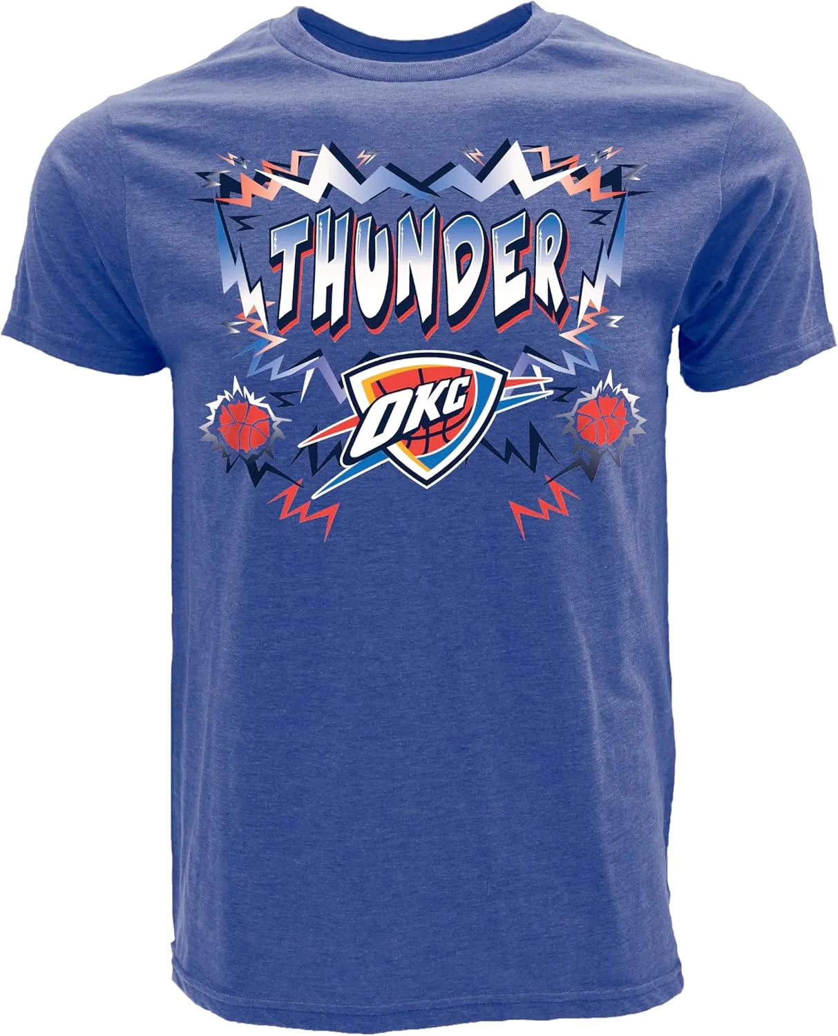 Blue 84 NBA Officially Licensed T-Shirt Heathered Team Color Basketball