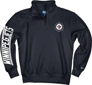 Blue 84 NHL Officially Licensed Quarter Zip Sweatshirt Team Color