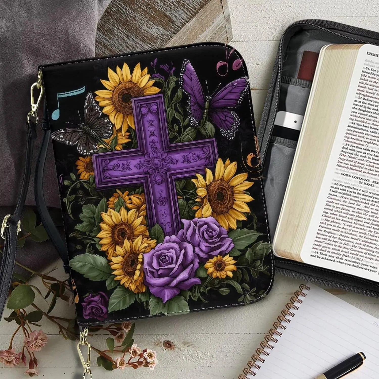 Book Covers Bible Covers for Women Men Large Size Bible Bag Tote