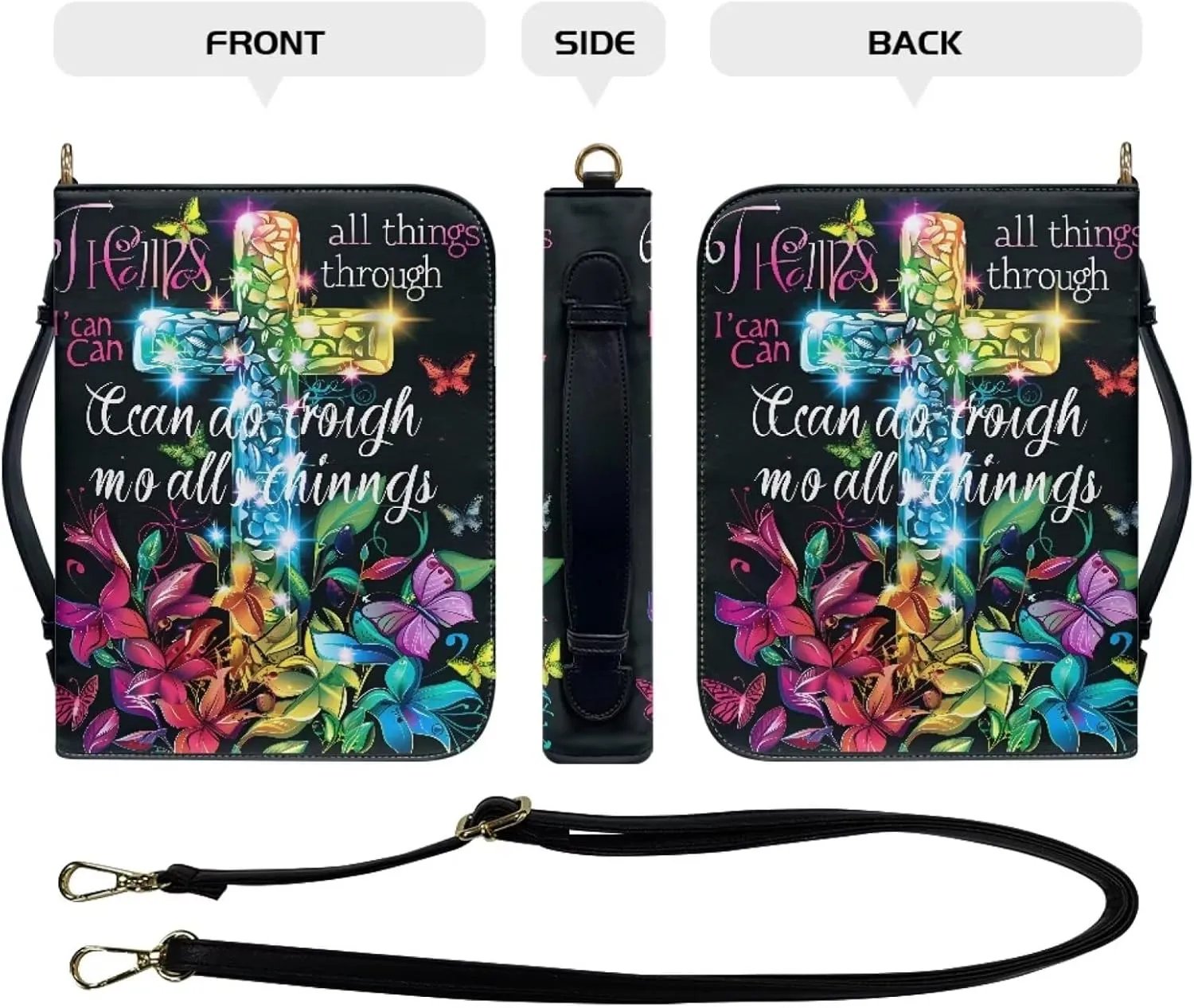 Book Covers Bible Covers for Women Men Large Size Bible Bag Tote