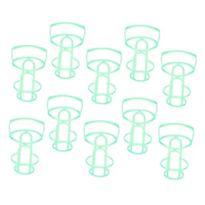Bottle Grid Cover 10pcs Plastic Infusion Net Bag Hospital-Grade Drip Infusion Bottle Holders Versatile Use