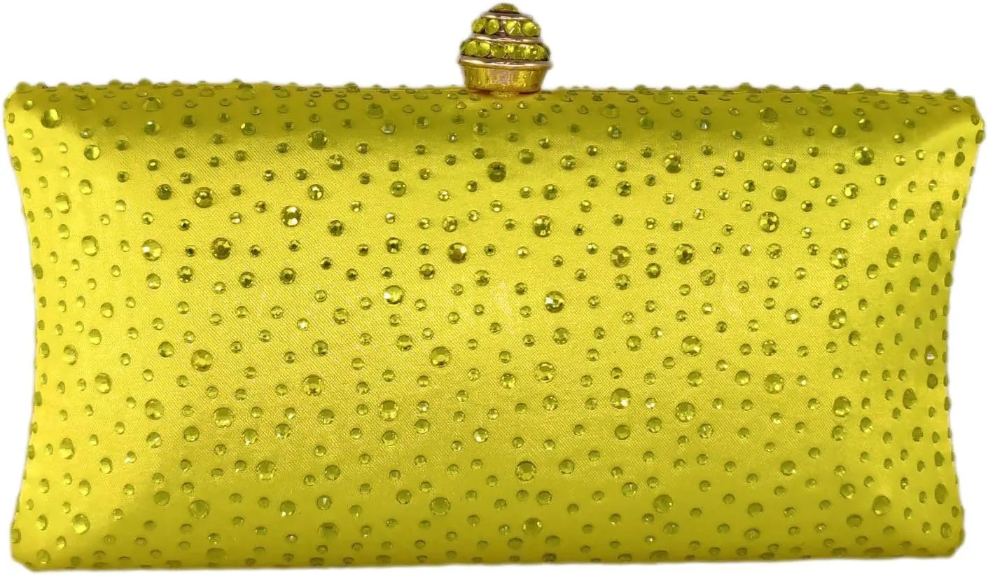 Boutique De FGG Crystal Clutch Purse for Women Formal Evening Bags Party Rhinestone Clutch Bag Wedding Prom Handbags,Mini
