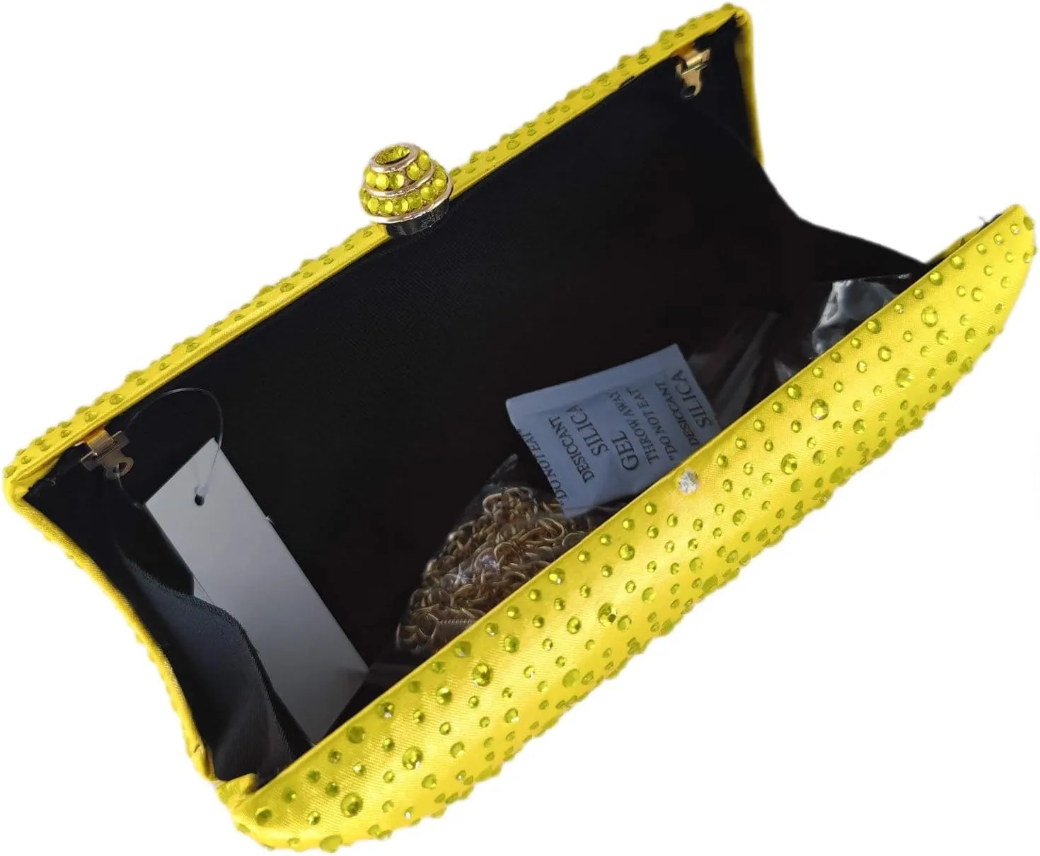 Boutique De FGG Crystal Clutch Purse for Women Formal Evening Bags Party Rhinestone Clutch Bag Wedding Prom Handbags,Mini