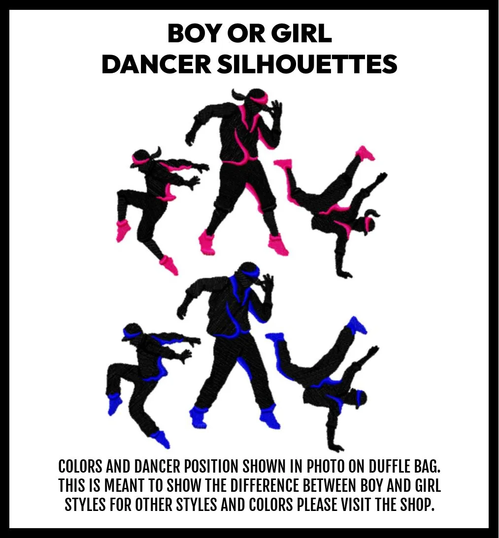 Break Dance with Neon Personalized Tote or Duffle Bag