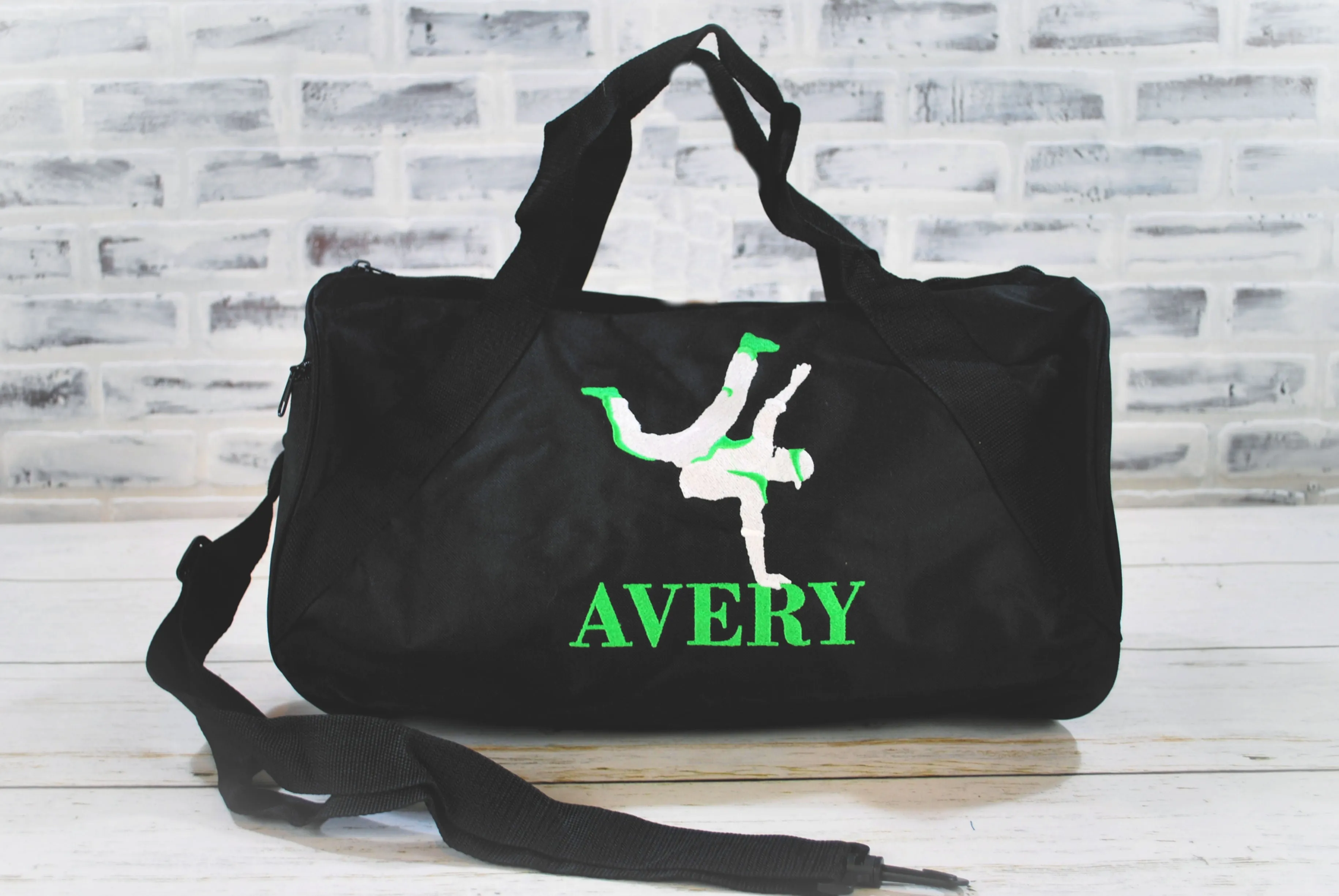 Break Dance with Neon Personalized Tote or Duffle Bag