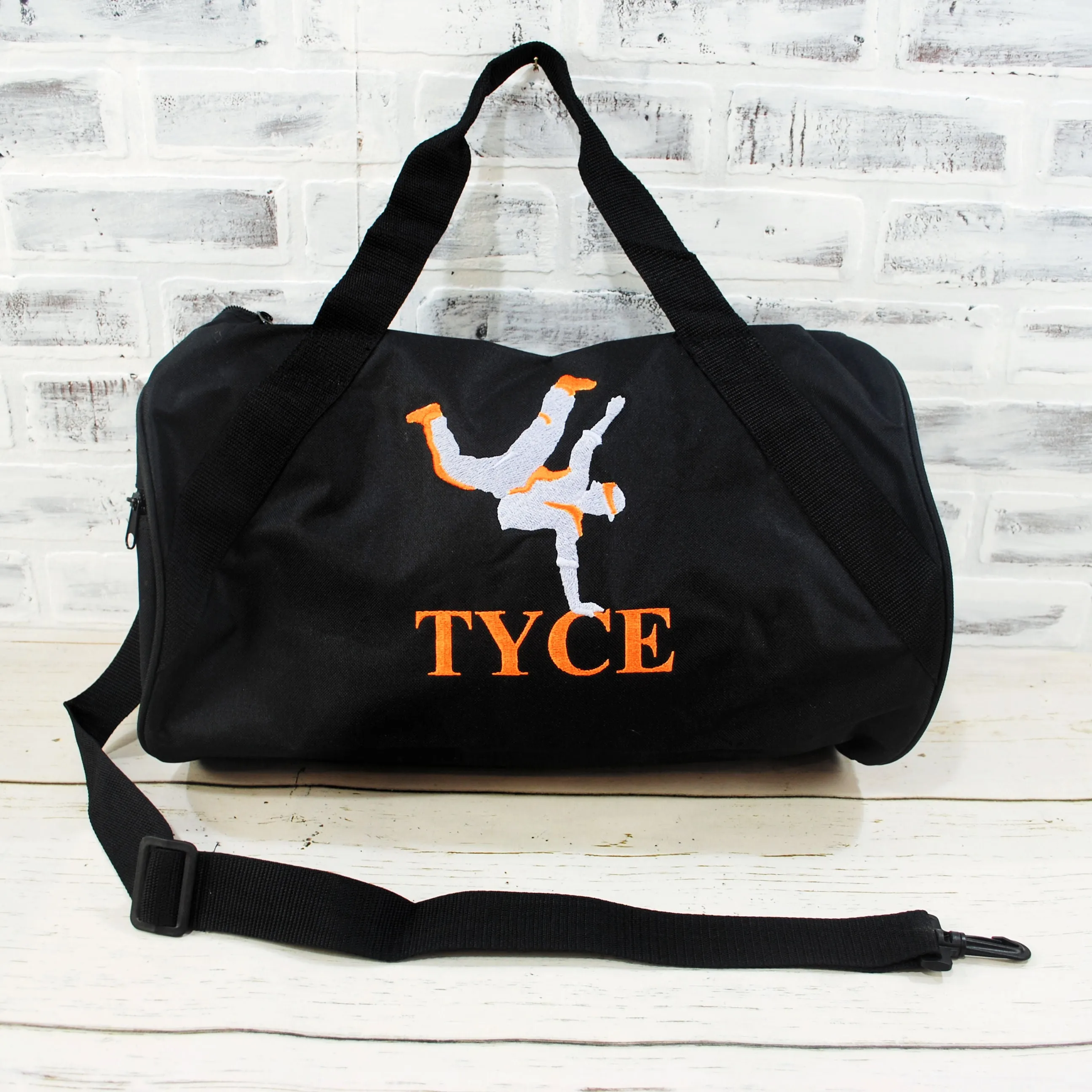 Break Dance with Neon Personalized Tote or Duffle Bag