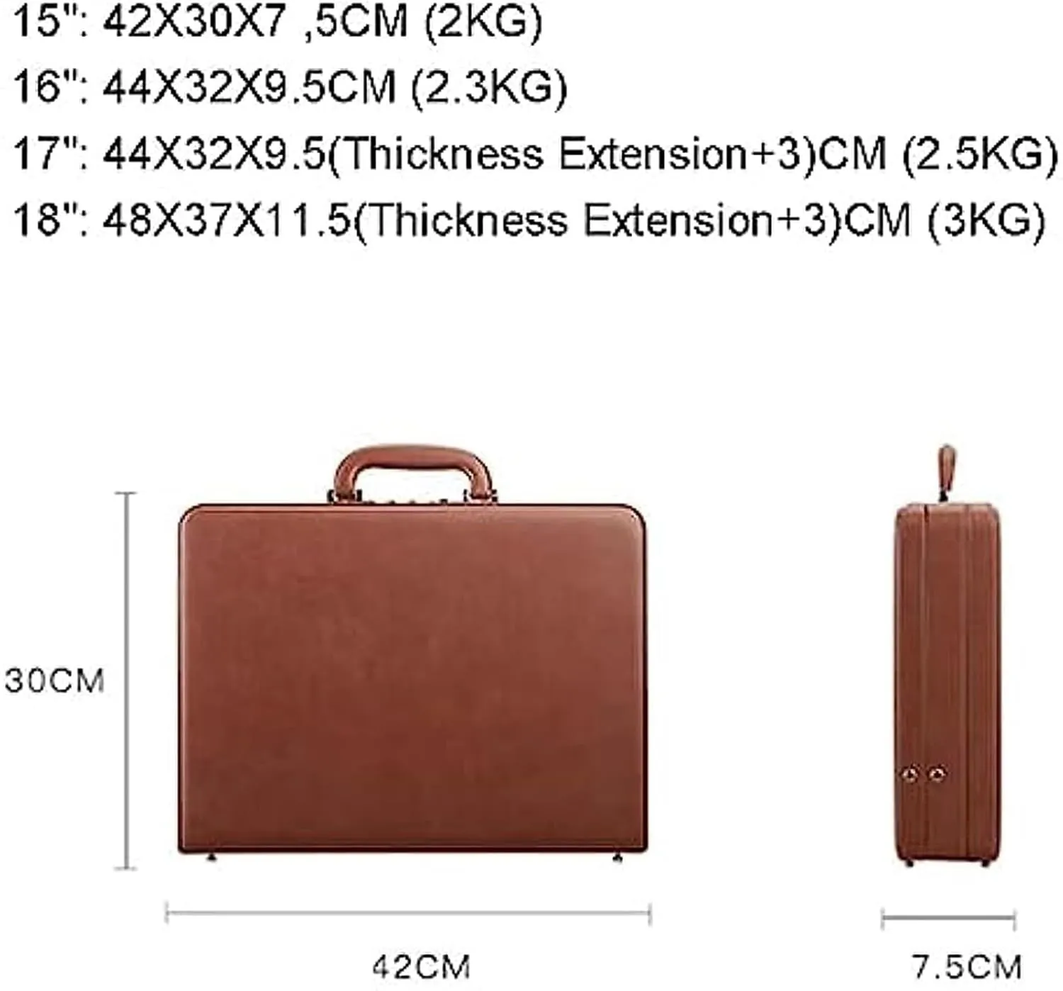 Briefcase Men's And Women's High-end Business Suitcase Password Box Withdrawal Box Computer Case Document Suitcase