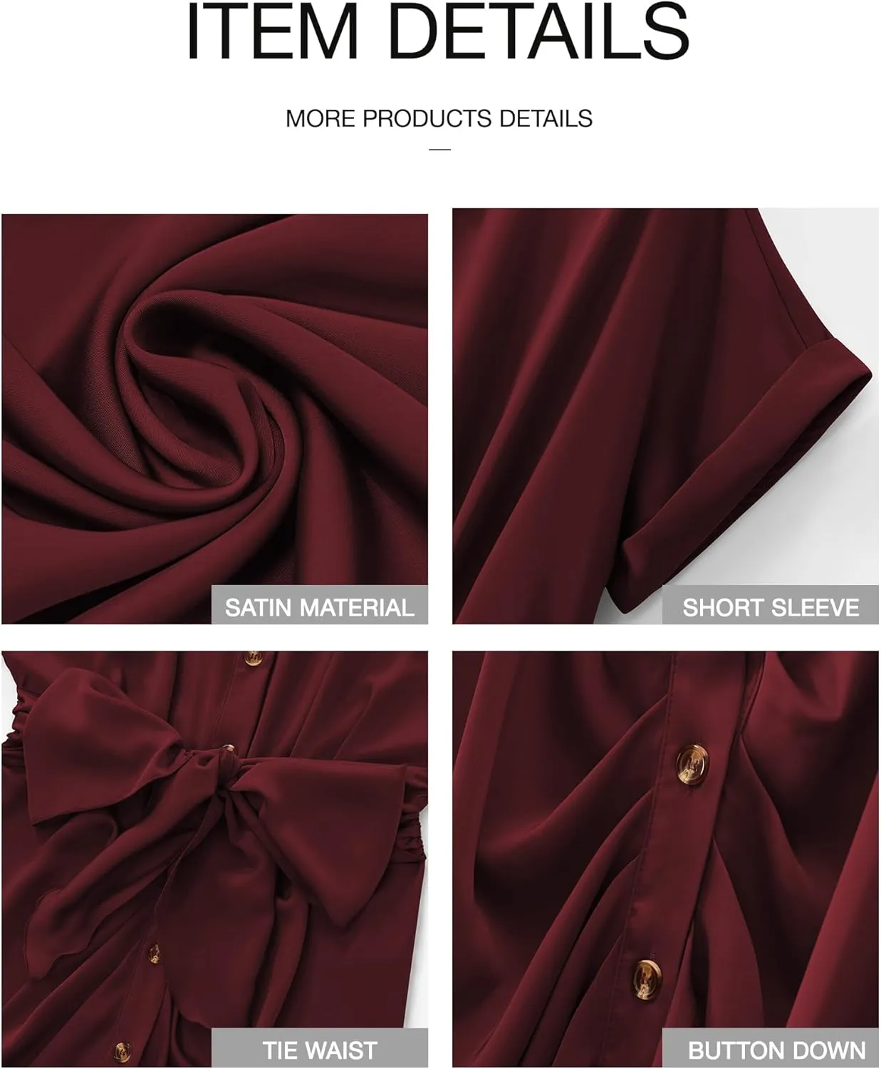 BTFBM 2025 Women Button Down Ruched Shirt Dresses Short Sleeve Lapel V Neck Elegant Party Spring Summer Maxi Satin Dress