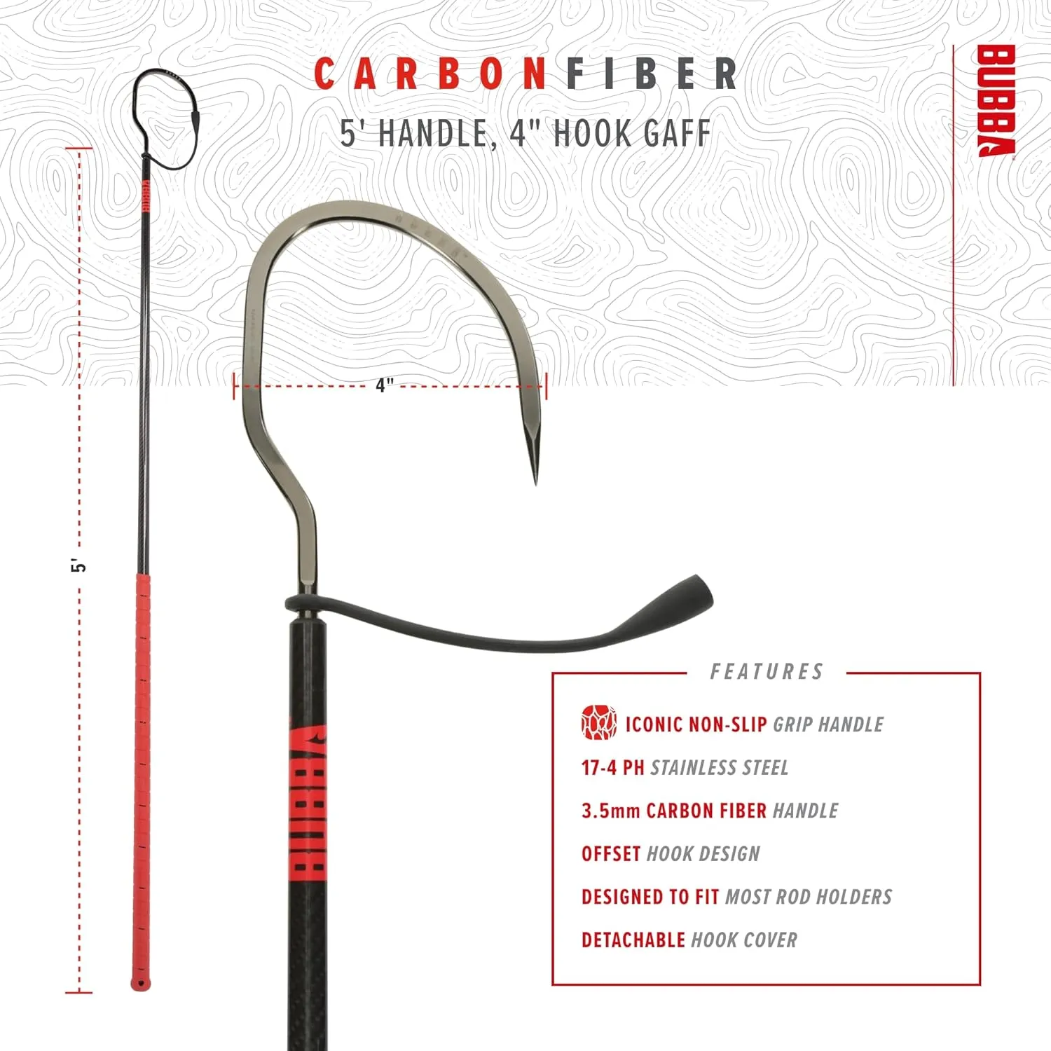 BUBBA 12 Inch E-STIFF Electric Fillet Blade with Ti-Nitride Coated Hollow Stainless Steel Non-Stick Reciprocating Construction for Fishing and Outdoors