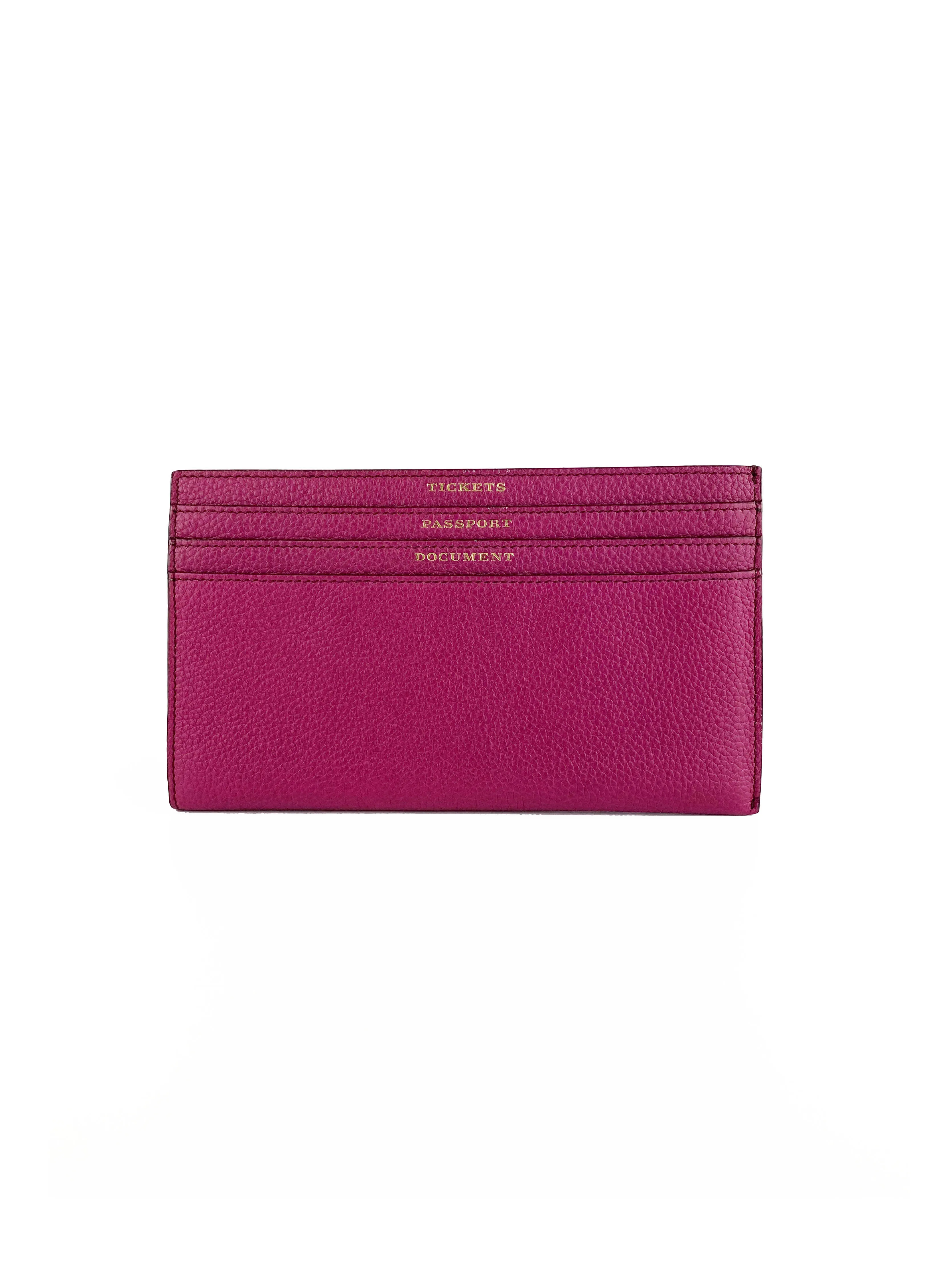 Burberry Purple Document Holder