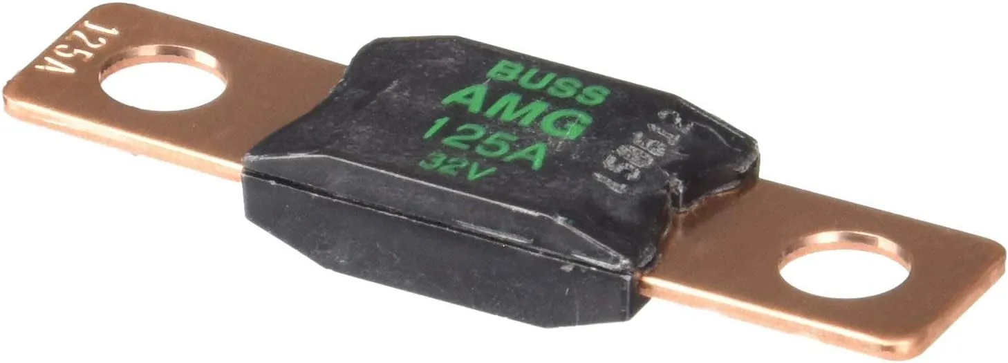 Bussmann BP/AMG-125-RP AMG High Current Stud Mount Fuse (125 Amp Rating), 1 Pack