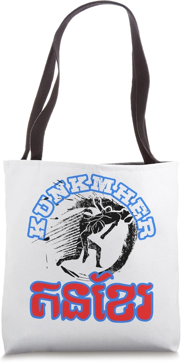 Cambodia Cambodian Proud Khmer Flag Bokator Material Arts Tote Bag