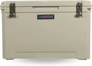 CAMP-ZERO 110L-116.23 Quart Cooler Ice Chest, Perfect for Drinks, Boating, Hunting, Fishing, Camping with 4 Molded-in Cup Holders, Comfort Grip Handles and Thick Walled for Extended Ice Retention
