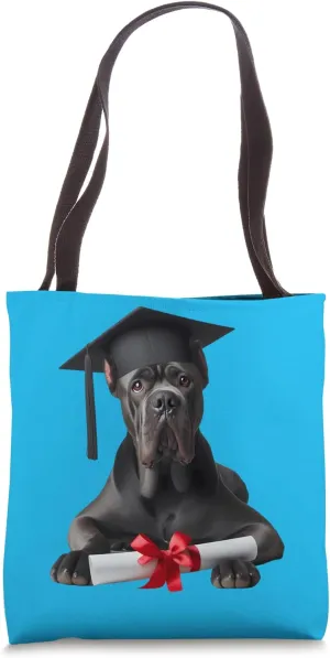 Cane Corso Dog Graduation Cap Training School Graduate Owner Tote Bag
