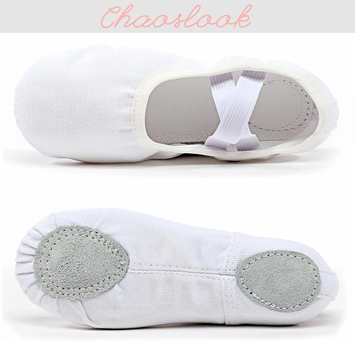 Canvas Ballet Dance Shoes Girls Womens Ballet Shoes Stretch Split Sole for Perform Dance Yoga