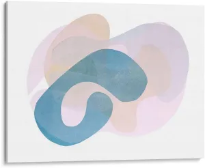 Canvas Lab Canvas Wall Art Decor Homage to Eames IX by the Artist Rob Delamater – Size: 48 x 36 in - Art subject: Abstract
