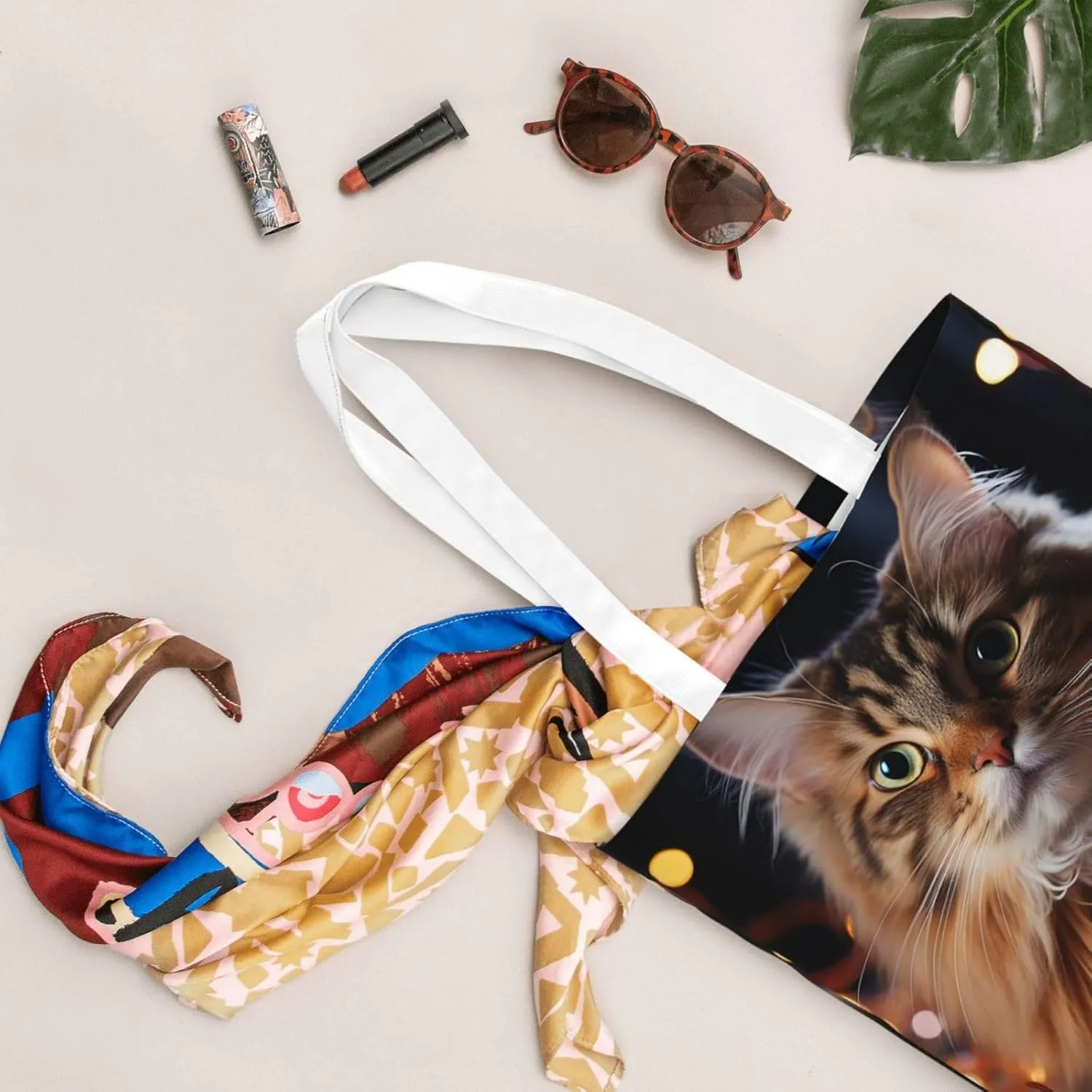 Canvas Tote Bag For Women Reusable Shopping Bag Casual Eagle Shoulder Bag Handbag For Travel