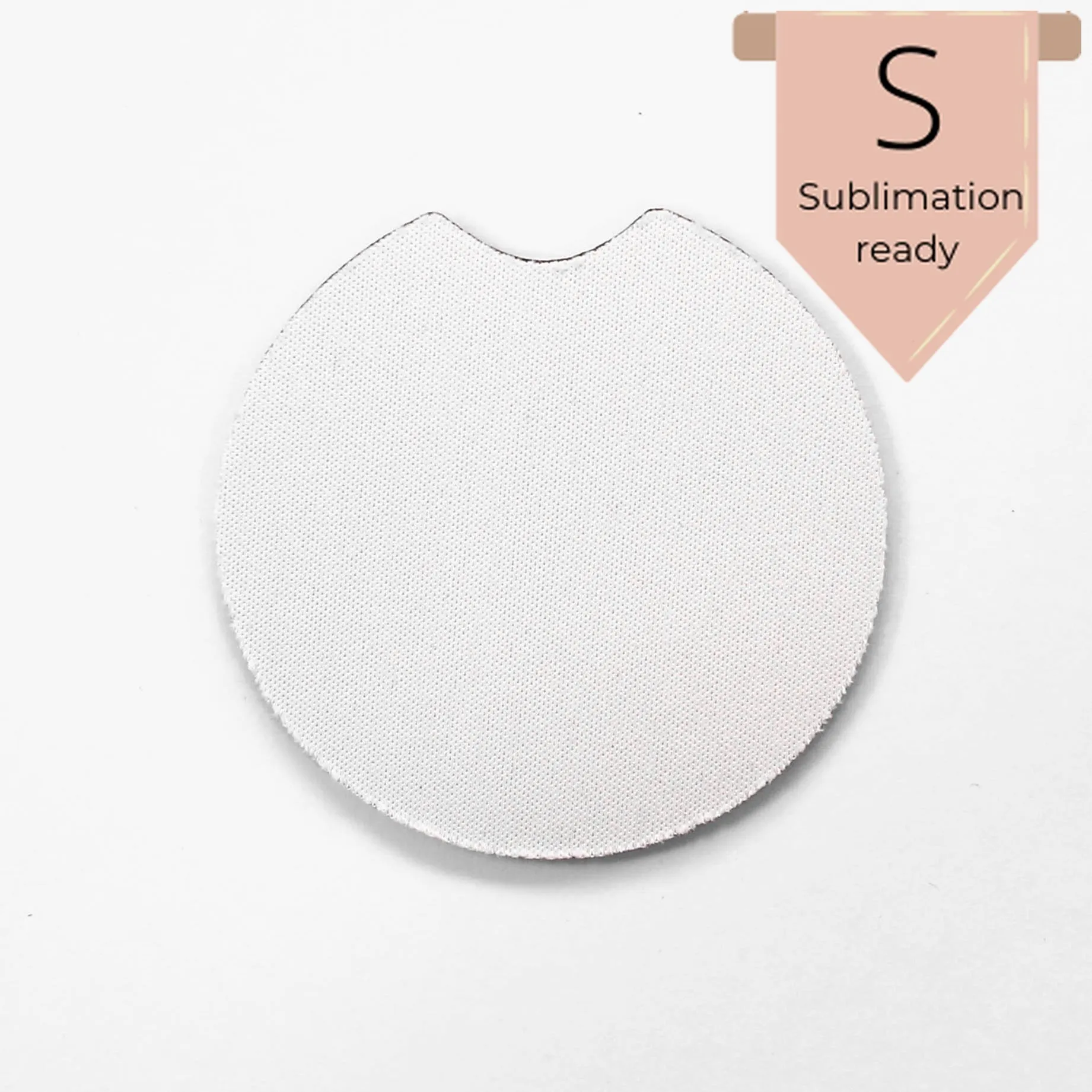 Car Coaster WHITE - Neoprene 10pack