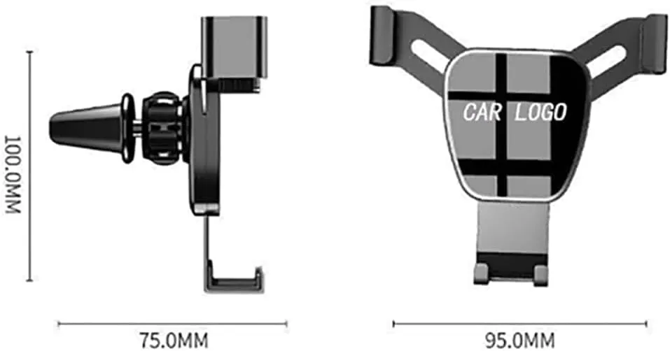 Car Phone Holders for Alfa Romeo Giulia Giulietta 159 156 Mito, Phone Cradles Cellphone Mount Phone Stand Automobile Cradle Phone Holders Mount Phone Bracket,B