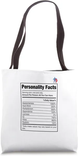 Caregiver Personality Facts (Official ACA Apparel) Tote Bag