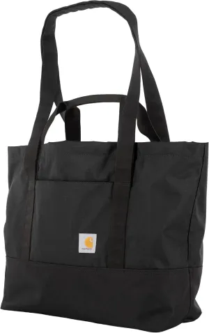 Carhartt Classic Vertical Open Tote Bag, Durable Water Repellent Material W/Hand and Shoulder Straps