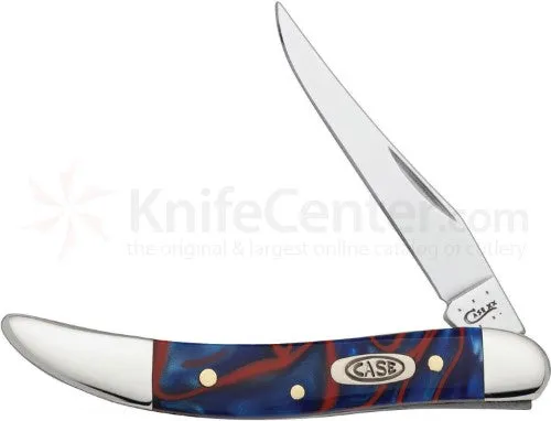 Case XX Small Texas Toothpick Long Clip Blade Smooth Patriotic Kirinite