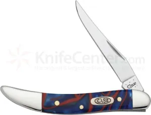 Case XX Small Texas Toothpick Long Clip Blade Smooth Patriotic Kirinite