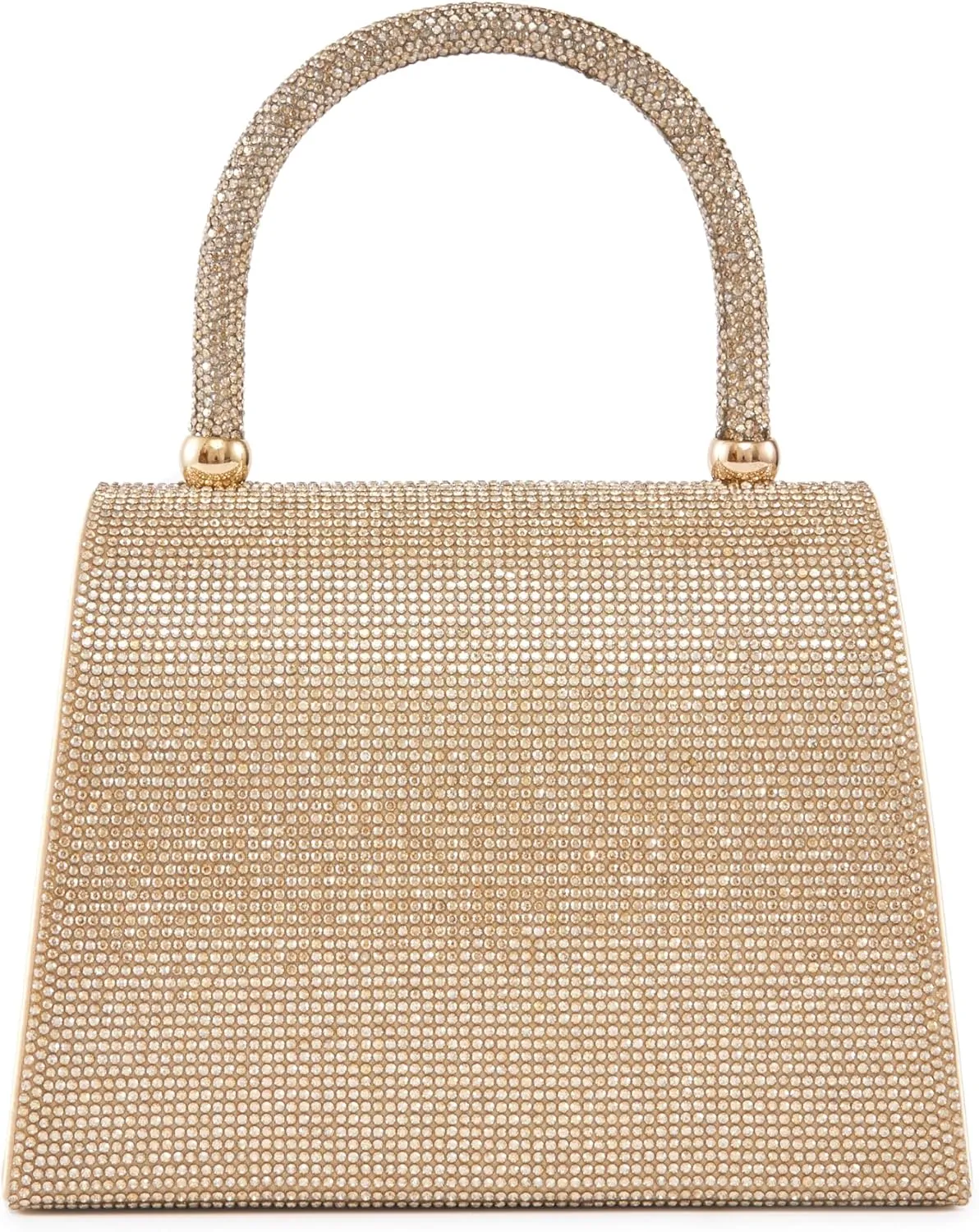 CELINA Rhinestone Covered Bow Detail Evening Clutch Bag