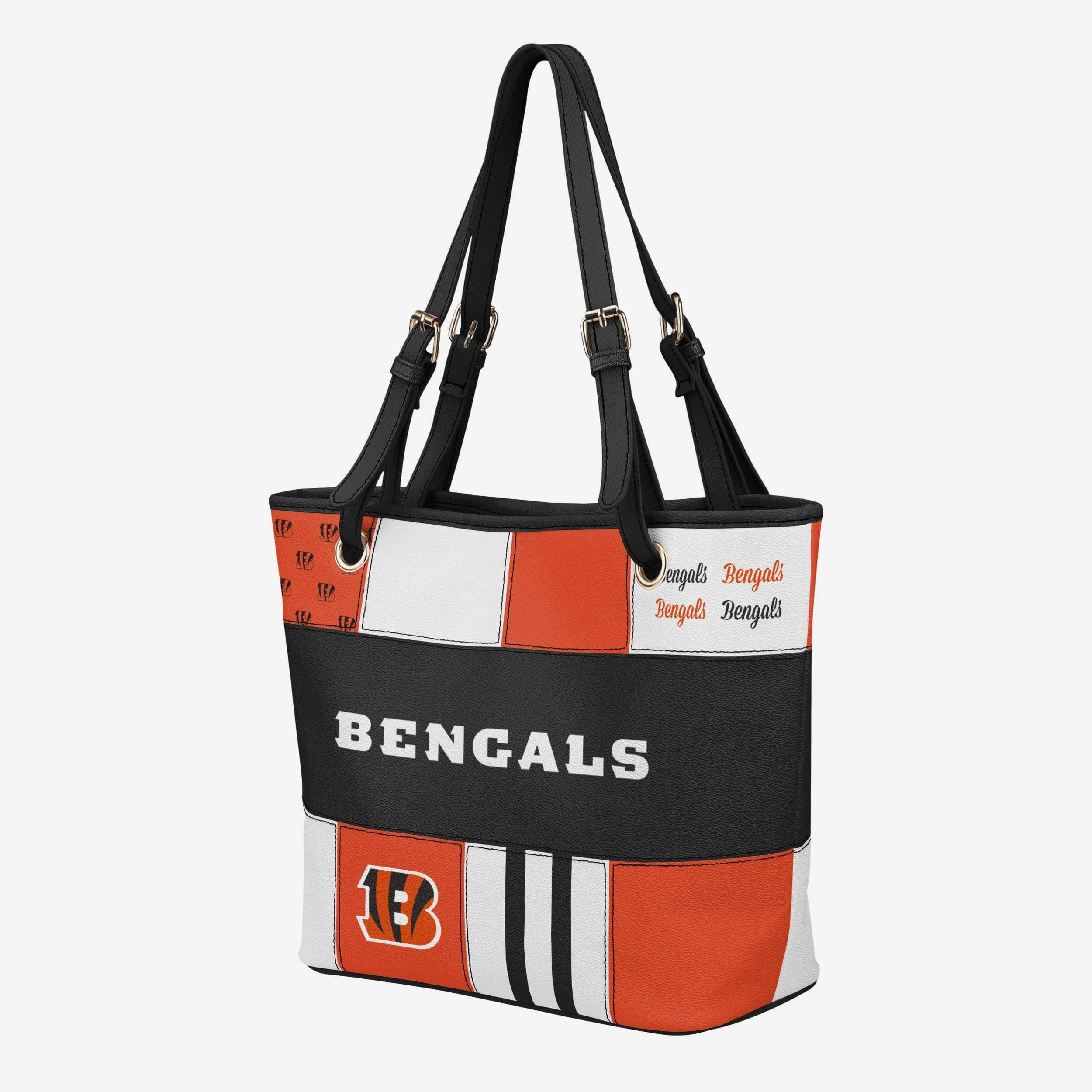 Cincinnati Bengals Printed Collage Tote