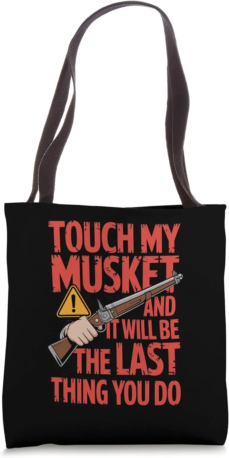 Civil War Reenacting Gear for Military History Fans Tote Bag