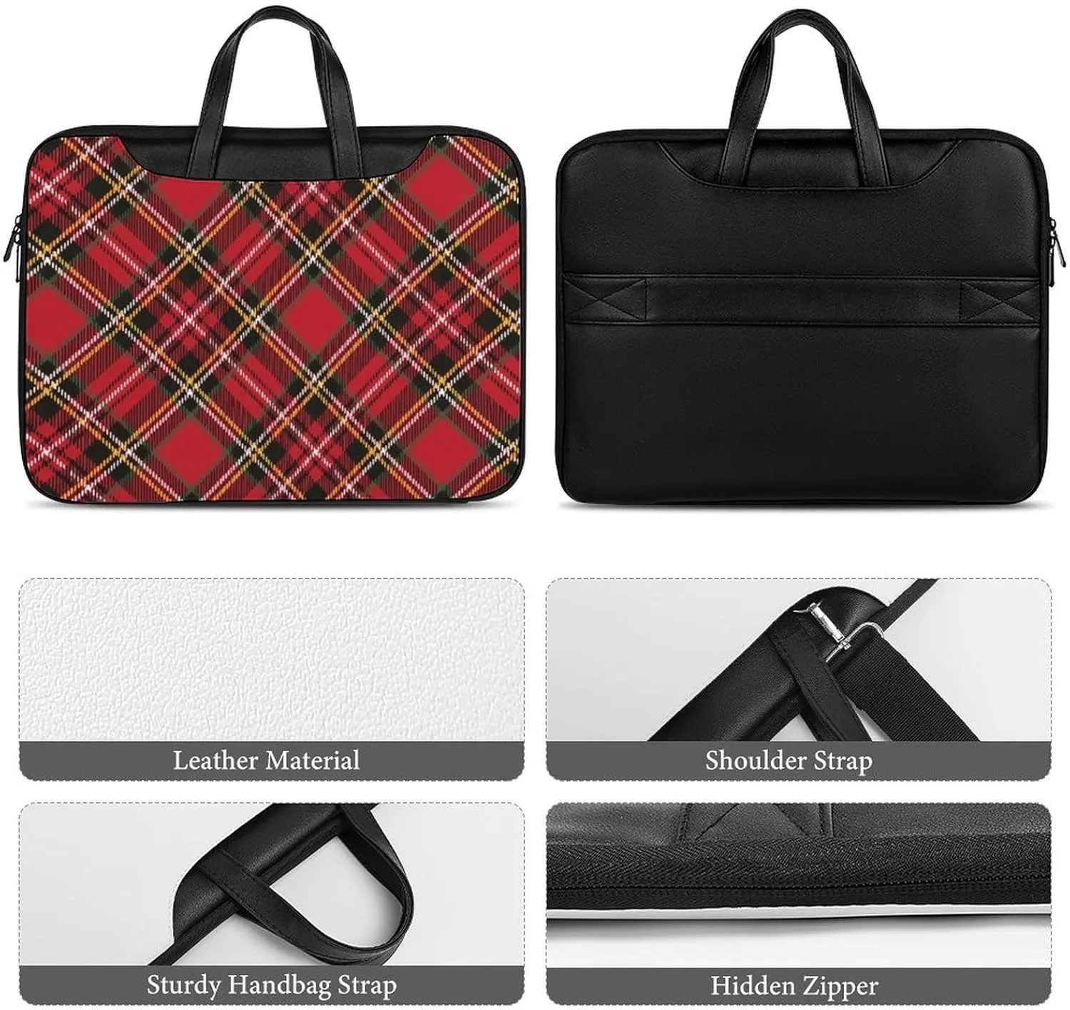 Clan MacArthur Arthur Handheld Single Shoulder Crossbody Laptop Bag Unisex