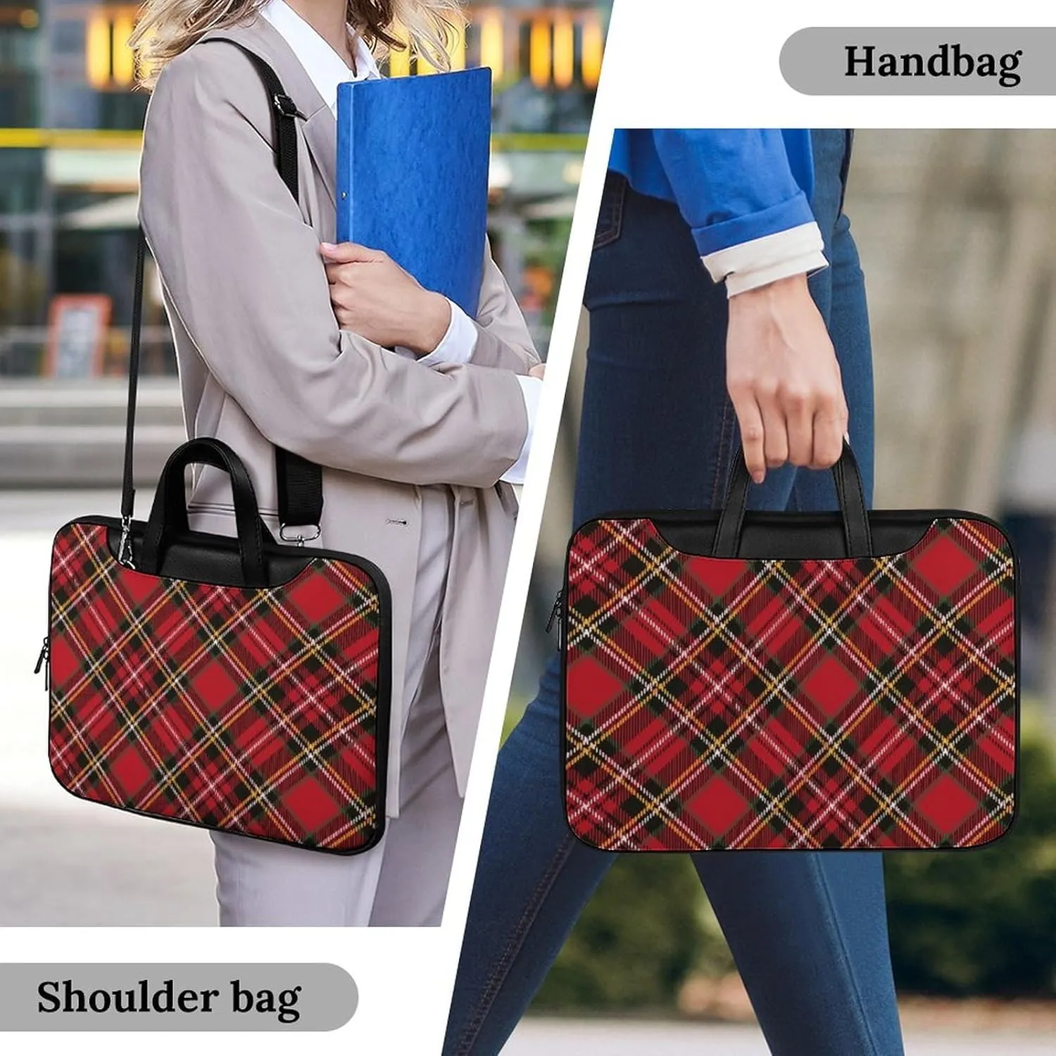 Clan MacArthur Arthur Handheld Single Shoulder Crossbody Laptop Bag Unisex