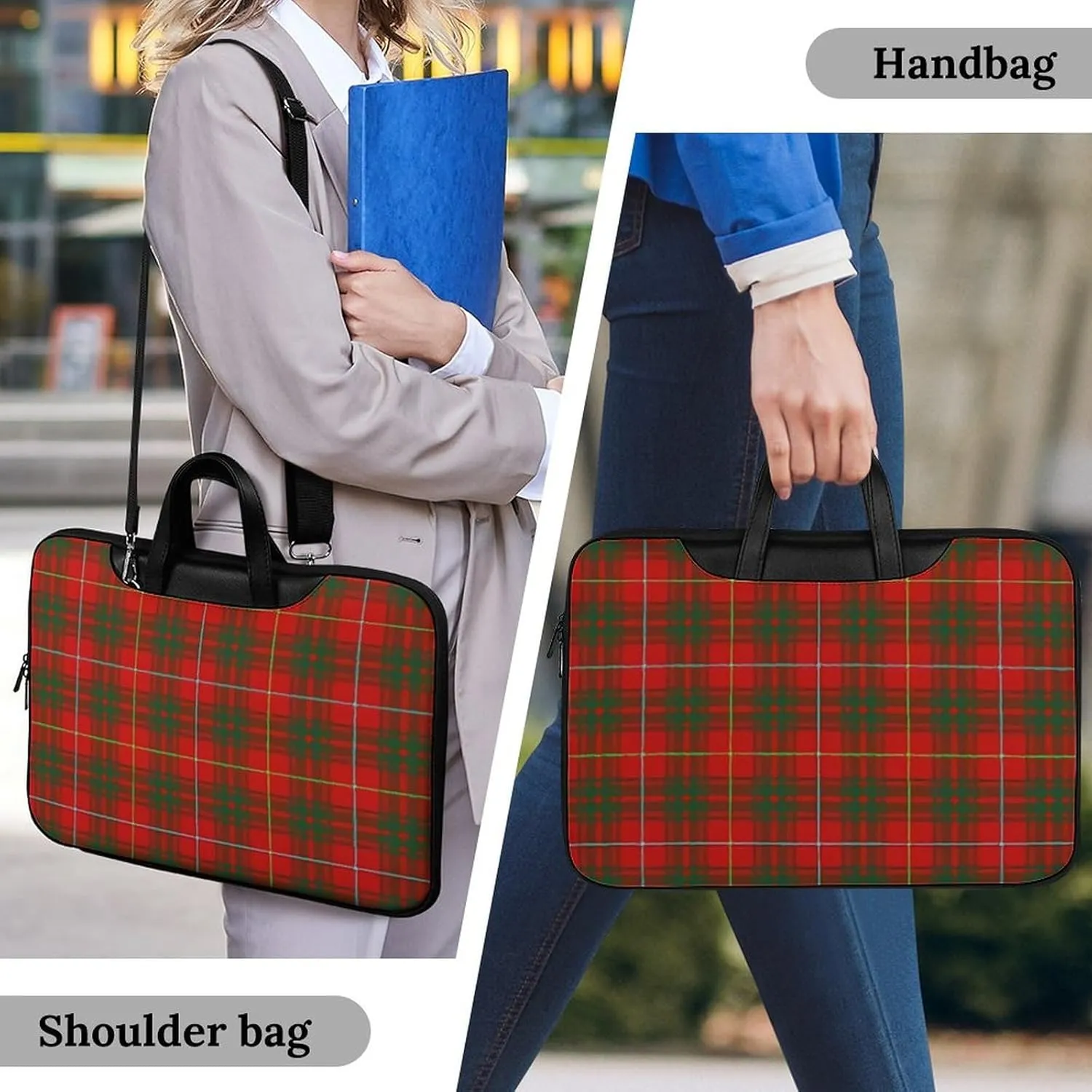 Clan MacArthur Arthur Handheld Single Shoulder Crossbody Laptop Bag Unisex